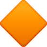 facebook version: Large Orange Diamond