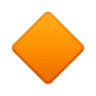 facebook version: Small Orange Diamond