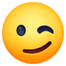 facebook version: Winking Face