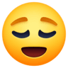 facebook version: Relieved Face