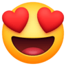 facebook version: Smiling Face with Heart-Eyes