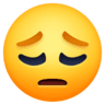 facebook version: Pensive Face