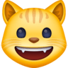 facebook version: Grinning Cat Face