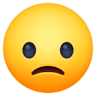 facebook version: Slightly Frowning Face