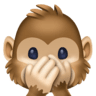 facebook version: Speak-No-Evil Monkey