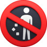 facebook version: No Littering