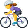 facebook version: Woman Riding Bicycle