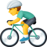 facebook version: Man Cycling