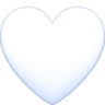 facebook version: White Heart