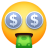 facebook version: Money-Mouth Face