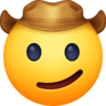 facebook version: Face with Cowboy Hat