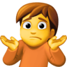 facebook version: Person Shrugging