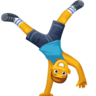 facebook version: Man Cartwheeling