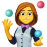 facebook version: Woman Juggling