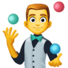 facebook version: Man Juggling