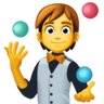 facebook version: Person Juggling