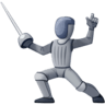 facebook version: Person Fencing