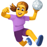 facebook version: Woman Playing Handball