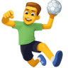 facebook version: Man Playing Handball