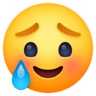 facebook version: Smiling Face with Tear