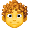 facebook version: Person: Curly Hair