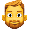 facebook version: Bearded Person