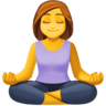 facebook version: Woman in Lotus Position