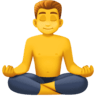 facebook version: Man in Lotus Position