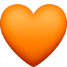 facebook version: Orange Heart