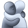 facebook version: People Hugging