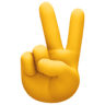 facebook version: Victory Hand