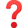 facebook version: Question Mark