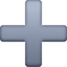 facebook version: Heavy Plus Sign