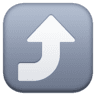 facebook version: Upwards Arrow