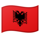 google version: Flag: Albania
