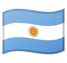 google version: Flag: Argentina