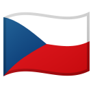 google version: Flag: Czech Republic