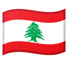google version: Flag: Lebanon