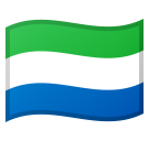 google version: Flag: Sierra Leone