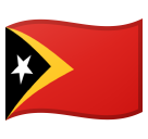 google version: Flag: Timor-Leste