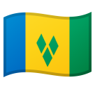 google version: Flag: St. Vincent & Grenadines