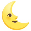 google version: Last Quarter Moon Face