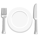 google version: Fork and Knife with Plate