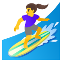 google version: Woman Surfing