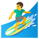 google version: Man Surfing