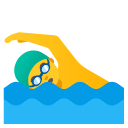 google version: Man Swimming
