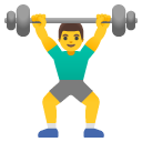 google version: Man Lifting Weights