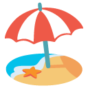google version: Beach with Umbrella