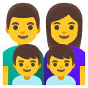 google version: Family: Man, Woman, Boy, Boy