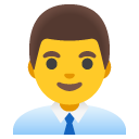 google version: Man Office Worker